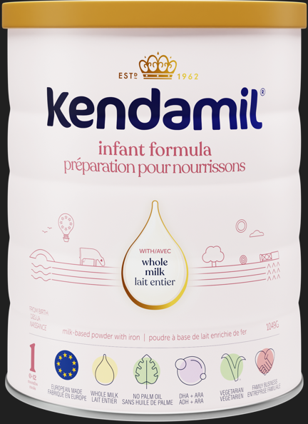 Rappel de préparation pour nourrissons Kendamil