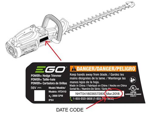 Taille-haies sans fil EGO Power Plus
