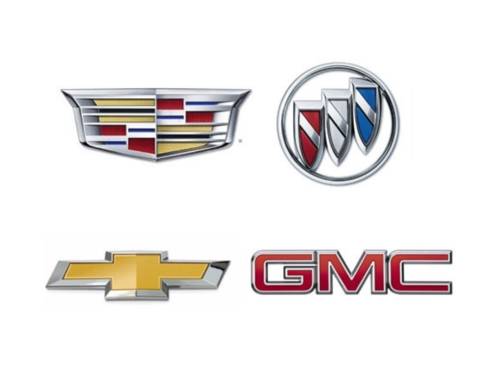 Cadillac, Chevrolet, GMC, multiples modèles