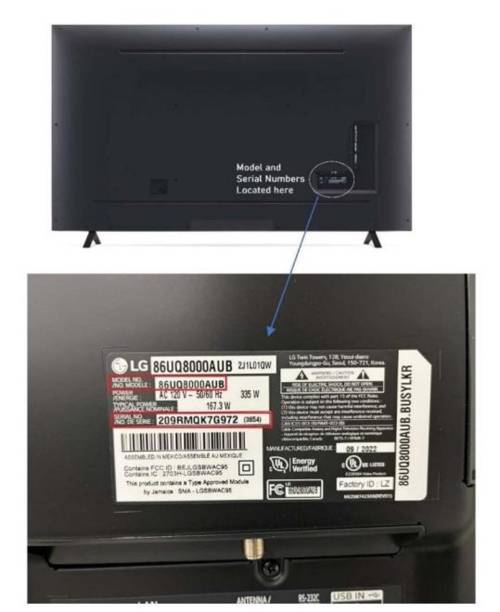 Téléviseurs intelligents autoportants LG (86 pouces)