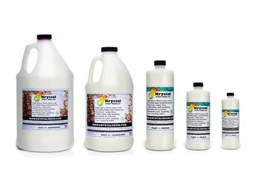Trousse Krystal Epoxy Resin Tabletop et Art Epoxy