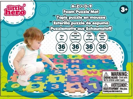 Tapis casse-tête en mousse Little Hero