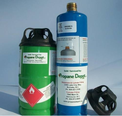 Bouteilles de propane réutilisables 