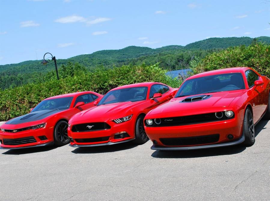Essai - Dodge Challenger, Ford Mustang, Chevrolet Camaro: trois sportives rétro et musclées