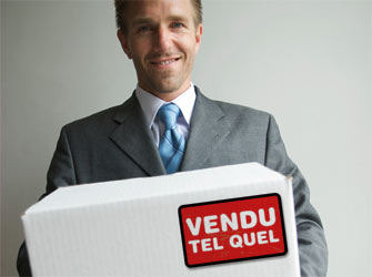 vendeur tel quel